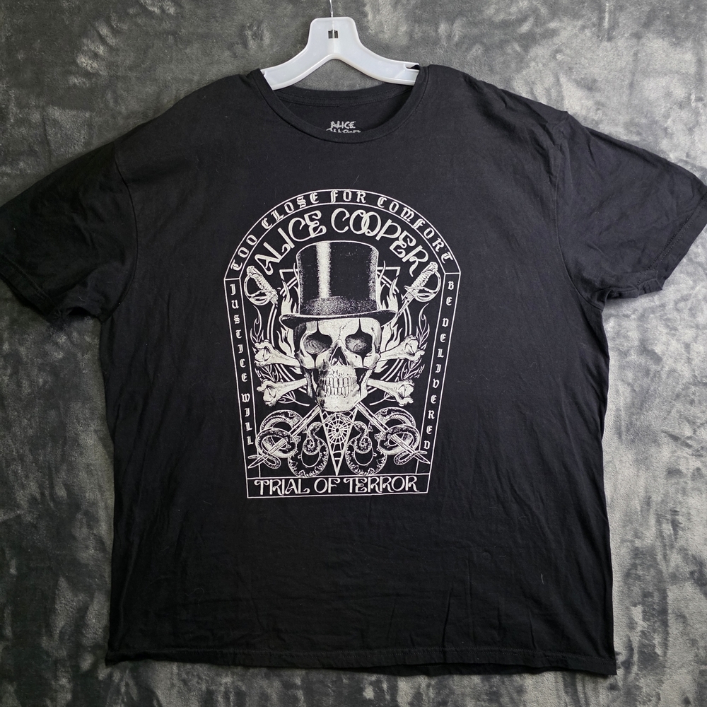Alice Cooper Trial of Terror Tee Mens 2XL